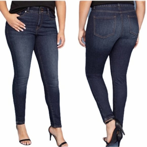 Lane Bryant Denim - Lane Bryant Tighter Tummy Skinny Fit Jeans 16R